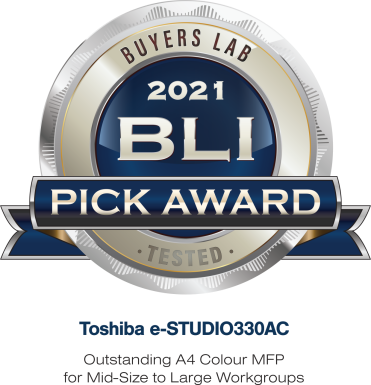 Toshiba e-STUDIO330AC BLI’s winter 2021 pick award