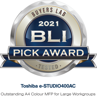 Toshiba e-STUDIO400AC BLI’s winter 2021 pick award