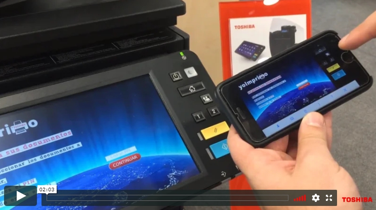 Contrala tu equipo MFP TOSHIBA desde tu Smartphone