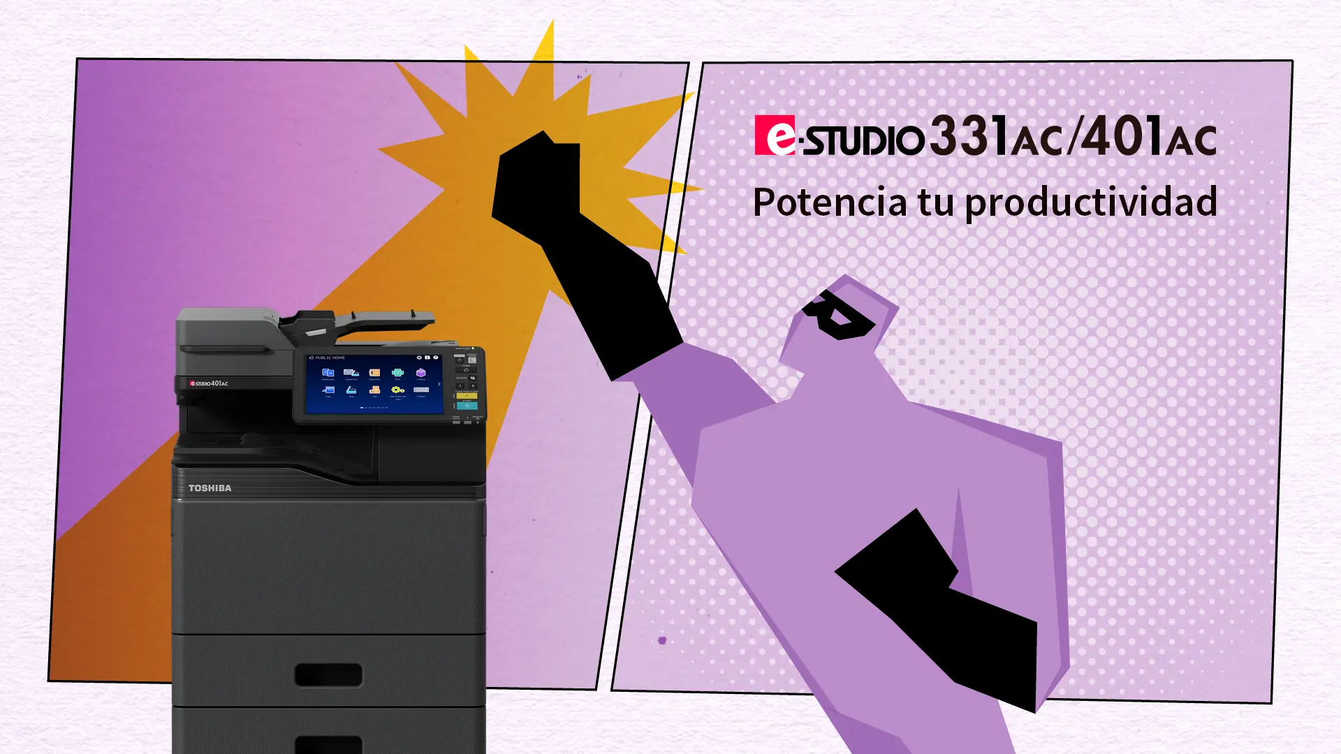 El Superhéroe de tu oficina- Equipo Multifunción Toshiba e-STUDIO331AC/401AC
